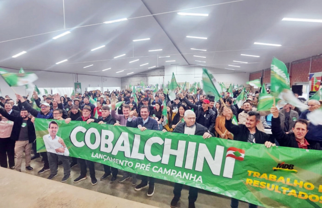 Cobalchini lança pré-campanha com mais de 500 pessoas